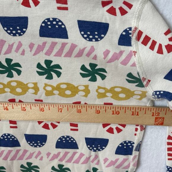 Hanna Andersson Christmas PJ 2PC Set Kids Size 6/7 Organic Cotton Holiday PJs - Picture 7 of 12